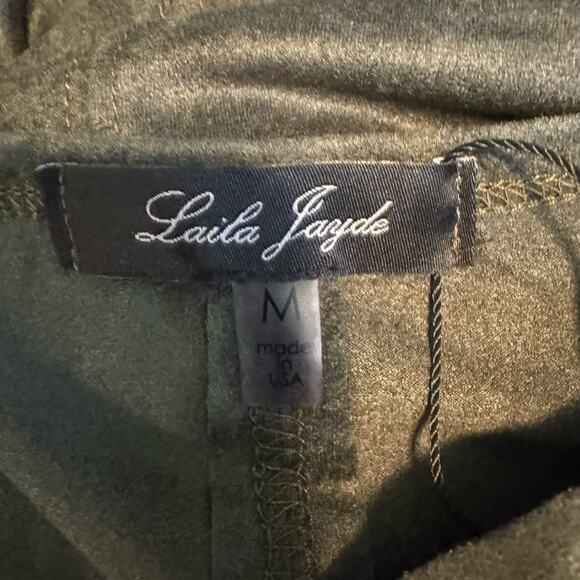 Laila Jayde T-Shirt Dress with Pockets - Green NWT Size Medium - Picture 8 of 8